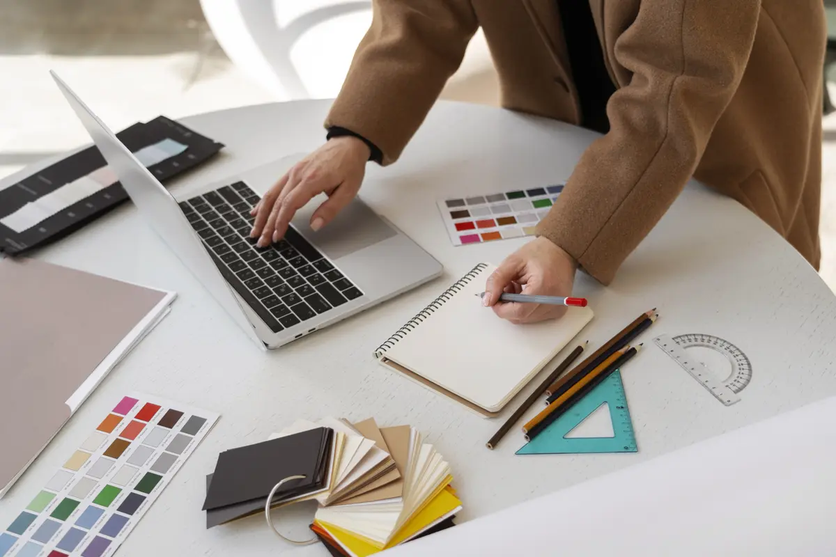 Branding process illustration